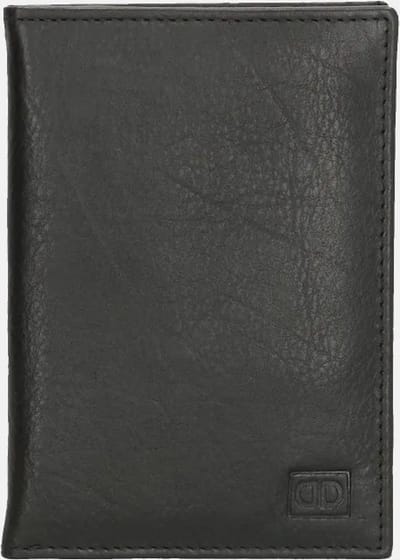Double D - Leren Creditcardhouder Autopapieren Mapje - Unisex - Zwart