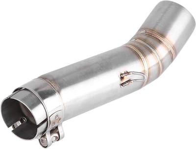 51mm Motorfiets Uitlaat Middelpijp van RVS, Geluidsdemper en Uitlaatpijp voor CBR500R, CB500X, CBR500 en CB500F, Duurzaam en Lichtgewicht