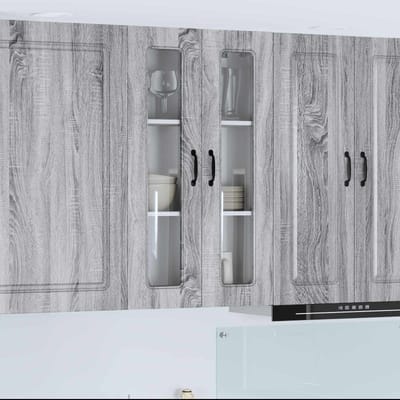 vidaXL - Vaatwasserpaneel - Kalmar - Grijs - Sonoma - 60 - x - 31 - x - 100 - cm