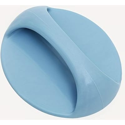 Poignée d'assistance multifonctionnelle adhésive sans perçage, poignée ergonomique à prise souple pour armoire, tiroir, portes en verre et en bois, protection de poignée de porte bleu