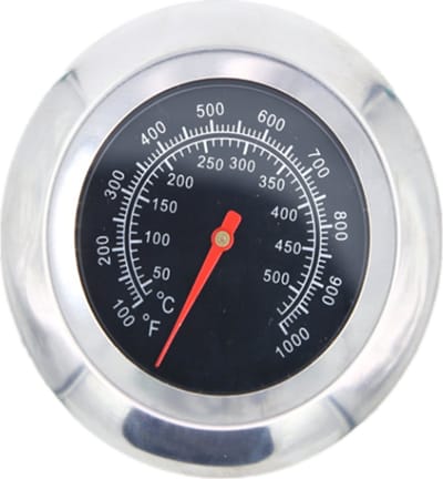 Analoge grillthermometer voor barbecue - roestvrij staal, snelle reactie, 50-500°C