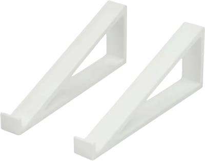 1 Paar Draagbare Toetsenbord Verhogers – Verstelbare Toetsenbordstandaard, Verhoogde Toetsenbordhoek Accessoires, Anti-Slip Bureau Accessoire voor Comfortabel Typen - Wit