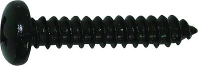 Wovar Zelftappers Zwart 3.5 x 13 mm met Cilinderkop | 100 Stuks | Zelftappende schroeven