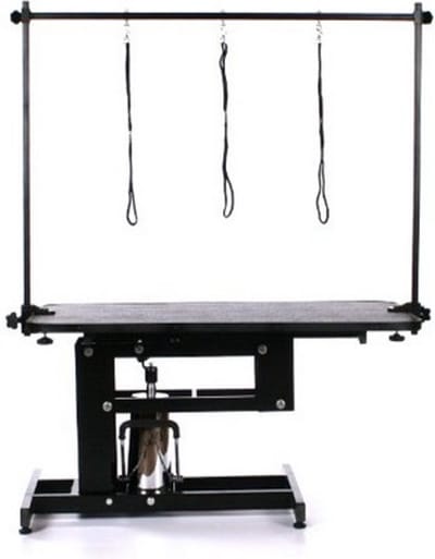 Topmast Professionele Hydraulische Trimtafel Trimsalon Verzorgingstafel Hond VENUS 110 x 60 cm - Dubbele Trimbeugel