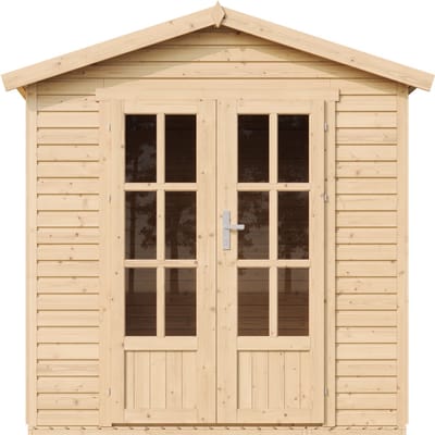 Timbela M351FB - Houten tuinkantoor - 4,08 m² - 222x233xH233 cm - met vloer