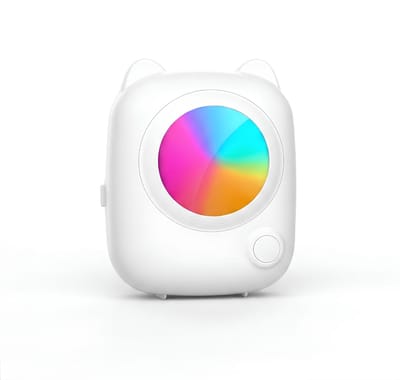 AHD® Mini Printer - Fotoprinter - Mobiele Fotoprinter - Fotoprinter Voor Smartphone - Mini printer Voor Mobiel - Wit - ‎10cm x 9cm x 5cm