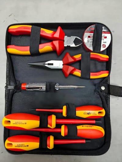 Tangenset - Gereedschap set - Klussen en reparaties - 8-delig assortiment - 20 x 20 x 5 cm