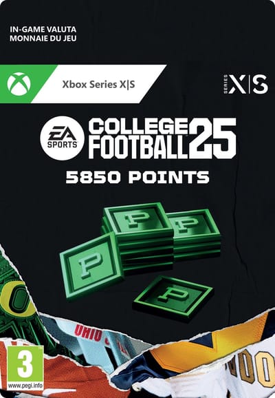 College Football 25: 5850 Points - Xbox Series X|S Download - Niet beschikbaar in België