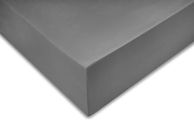 Zohome Satinado Hoeslaken - Tweepersoons - Katoensatijn - 140x200cm - Antraciet
