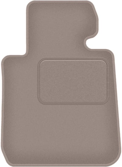 Bestuurdersmat beige voor: BMW 1 F22 coupé (2011-2019)
