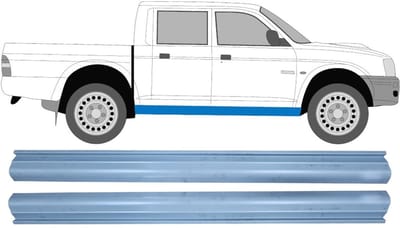Reparatie dorpel voor Mitsubishi L200 1996-2007 / Links = Rechts / Set