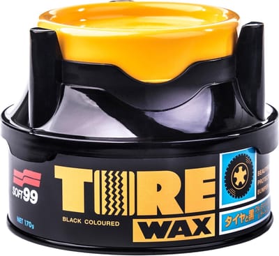Soft99 Tire Black Wax + Applicator Pad 170 gram