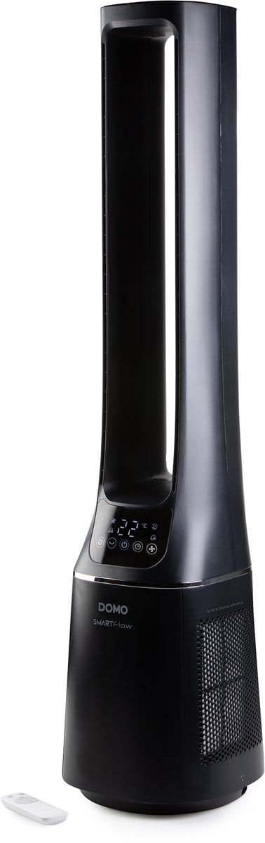 DOMO DO8160 Torenventilator - 2-in-1 - Luchtreiniger - Staande Ventilator - Smartflow - 10 Ventilatiesnelheden - 4 Slimme Functies - Timer