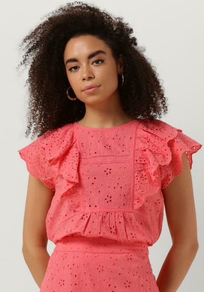 Fabienne Chapot Gigi Top 267 Tops & T-shirts Dames - Shirt - Roze - Maat 36