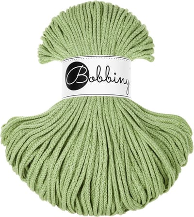 Bobbiny Junior braided cord 3 mm - Matcha