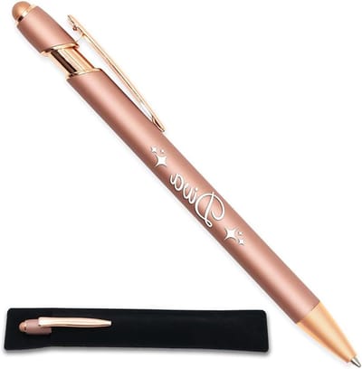 Gegraveerde Pen - Grappige Pen Cadeau Pen - Kantoor Humor - Touchscreen Functionaliteit - 20 Gram - Roségoud