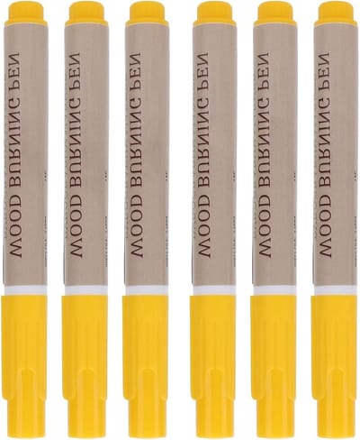 Houtbrandpen Set - Pyrografie Pen Schroeimarker - Houtbewerking Projecten - Precisie Detail Punts - 6 Stuks - Niet Gespecificeerd