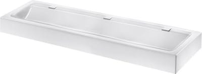 MINERALCAST collectieve wastafel wandmodel 1800 mm