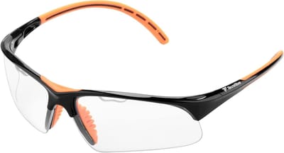Veiligheidsbril Squash - Zwart Oranje - Geschikt voor Wedstrijden en Training