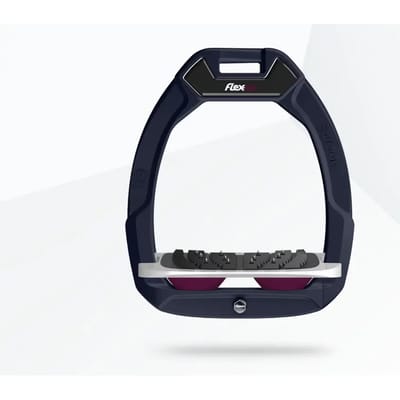 Veiligheidszittingen voor ruiters Ingelegd Ultra Grip Aluminium/Grijs/Pruim Flex-On Safe-On