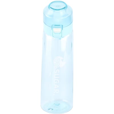 Lekvrije Sportwaterfles met Rietje Draagbare Waterfles met Riem voor Kamperen Fitness white