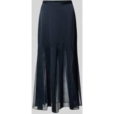 Dames maxi-rok met transparante inzetten model 'VABELLI'