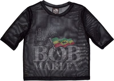 Bob Marley - Logo Crop top - XXS - Zwart