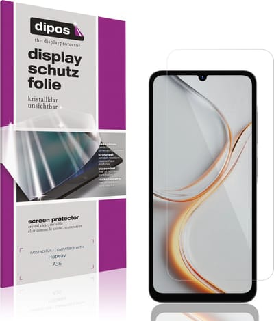 dipos – 4x Beschermfolie geschikt voor Hotwav A36 | Krasbestendige & heldere Screenprotector Ultra-Thin