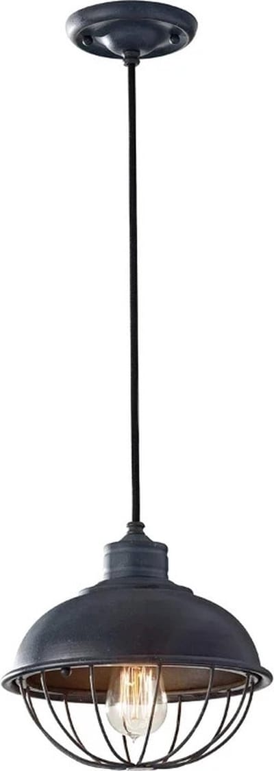 Feiss LED Hanglamp Urban Renewal | 1X E27 Max 60W | Dimbaar | Antique Forged Iron