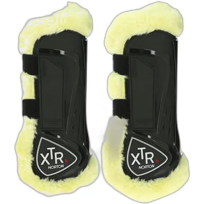 Synthetische schapenvacht beenkappen xtr Norton