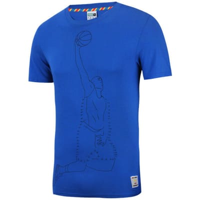 Puma X DR Basketball Heren Regular Fit Tee Top T-shirt Blauw 570427 61 RW86