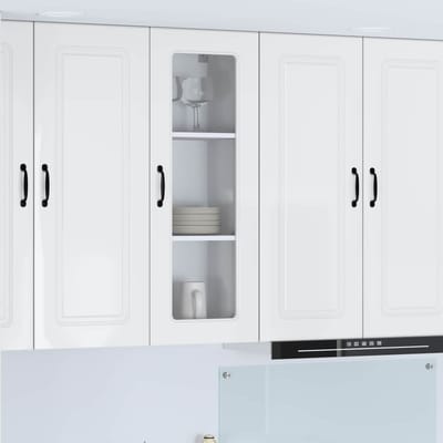 vidaXL - Vaatwasserpaneel - Kalmar - Hoogglans - wit - 40 - x - 31 - x - 100 - cm