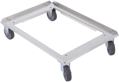 Aluminium chassis voor universele thermobox 69 x 49 x 16 cm, 250 kg laadvermogen voor efficiënt transport