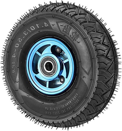 Vervangend Wiel - Luchtband Kruiwagen - Transport Gemak - Hoge Laadkracht - 3.50-4 255MM - Zwart