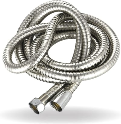 Doucheslang 150 cm chroom – Metaal – Anti-knik – draaiaansluiting - Universeel