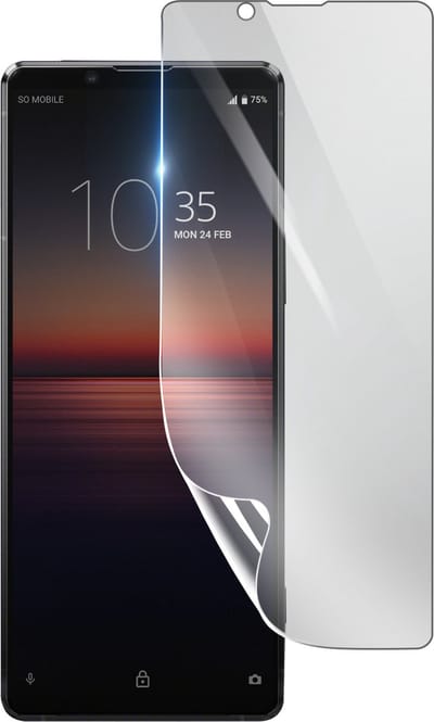 3mk, Geschikt voor Sony Xperia 1 2, Schokbestendige Hydrogel Screenprotector, Transparant