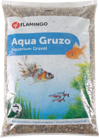 Aquarium – Flamingo Grind Gruzo – aquarium grind – grof grind voor aquarium – bruin – 43x29x7 cm – 10 kg – Europese kwaliteit