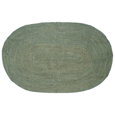 vidaXL - Vloerkleden - Olijfgroen - 205 - x - 305 - cm - Jute