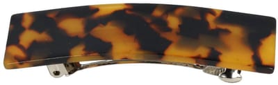 Haarsoires Haarspeld Patentspeld 7cm - Recht – Marmer Patroon – Bruin - Haarspelden voor Dames - Haarklem - Haarclip - Haaraccessoires - Hair Clip - Decoratieve Haaraccessoire