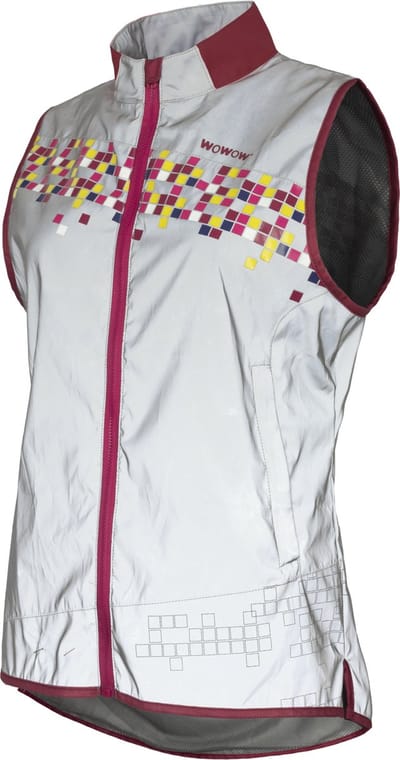 Mouwloos fietsshirt dames - Amy Jacket volledig reflecterend S