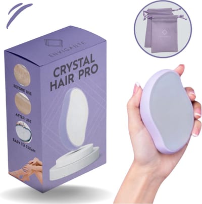 Crystal Hair Pro | Paars | Inclusief opbergzakje | Crystal Hair remover | Crystal hair removal | Crystal hair eraser