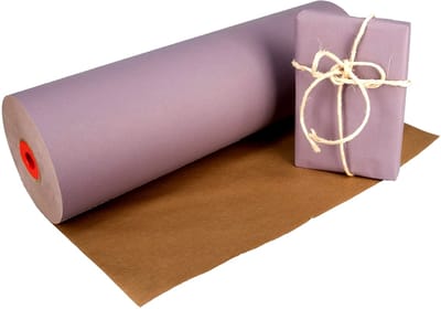Inpakr Lila Kraftpapier op Rol - 59 cm x 400 m - 50 g/m2 - FSC - 1 Rol