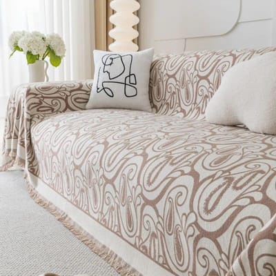 Paisley Bankkussenhoes Dubbelzijdig Bankhoes Bankhoes Universele Anti-kat Bankhoes 1.2.3.4 Zits Bandanna Deken 180X130cm