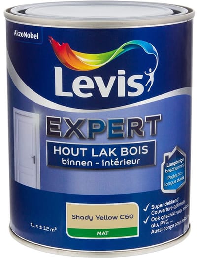 Levis - Expert Hout Lak Binnen Mat Mix - Shady Yellow C60 - Mengverf - 1 L