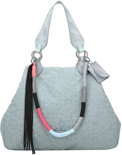 Fritzi aus Preußen Izzy Medium Limited Leo Rainbow Sky Shopper Leo Soft Blue Blauwgrijs