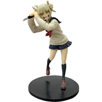 Nieuwe My Hero Academia Anime Figuur Toga Himiko PVC Grote Actiefiguur Verzamelspeelgoed Cadeau voor Anime Fans beige