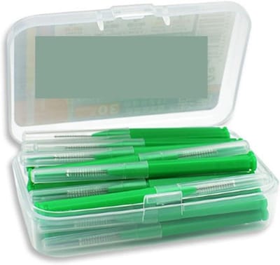 Interdentale Borstels - Tandenstokers Mondhygiëne - Reiniging Tussen Tanden - Flexibele Handgreep - 30 Stuks Set - Groen Blauw Geel Oranje
