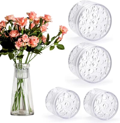 Spiraalvormige Ikebana Bloemenhouders Set van 4 - Perfect voor DIY Bloemstukken