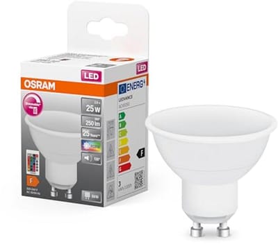 GU10 LED reflectorlamp Warm Wit 2700K 4.5W met Dimmers en RGBW Functie