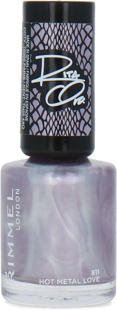 Rimmel London 60 seconds SuperShine Nagellak by Rita - 811 Hot Metal Love